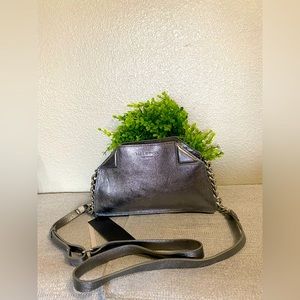 Halston herritage metallic bag